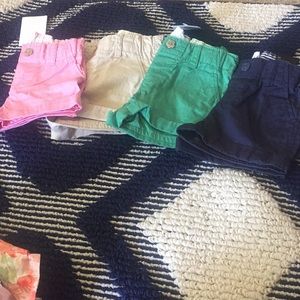 4-6 MNTH H&M BABY GIRL CHINO SHORT BUNDLE OF 4